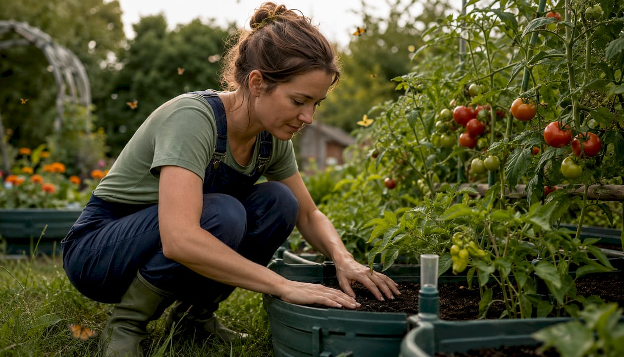 Self-Watering Vegetable Garden: Easy Growing at Home