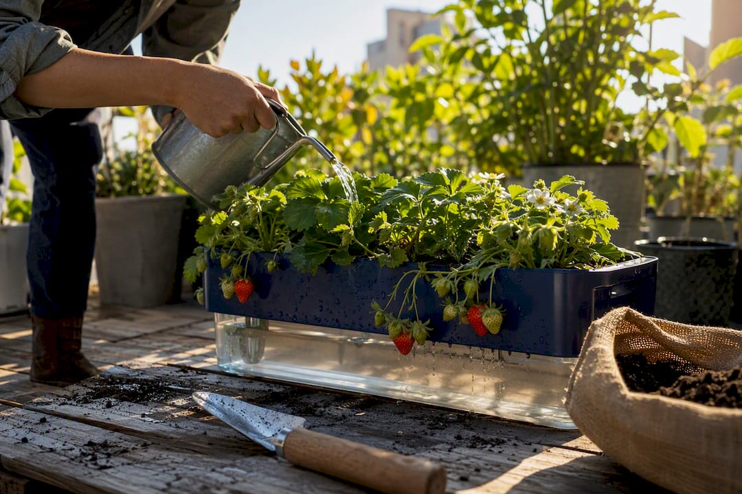 Refill Every 3–7 Days: Self Watering Strawberries for Home Gardeners