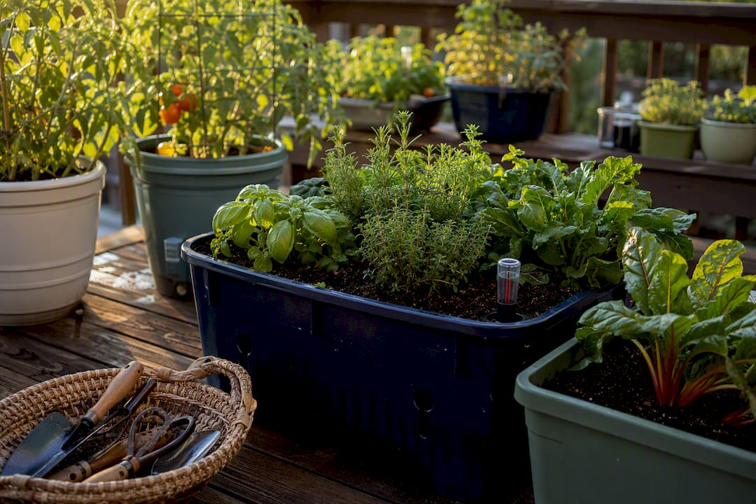Save Water Fast in Container Gardens With Reservoirs and Soil Science